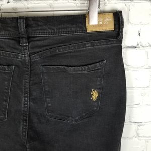 US POLO ASSOC | skinny black long/ tall jeans
